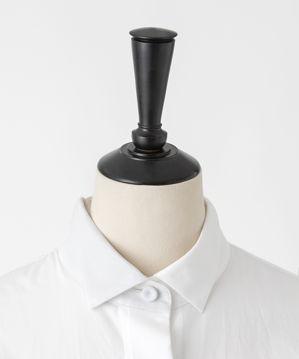 EAUVIRE ウィングカラーシャツ ホワイト