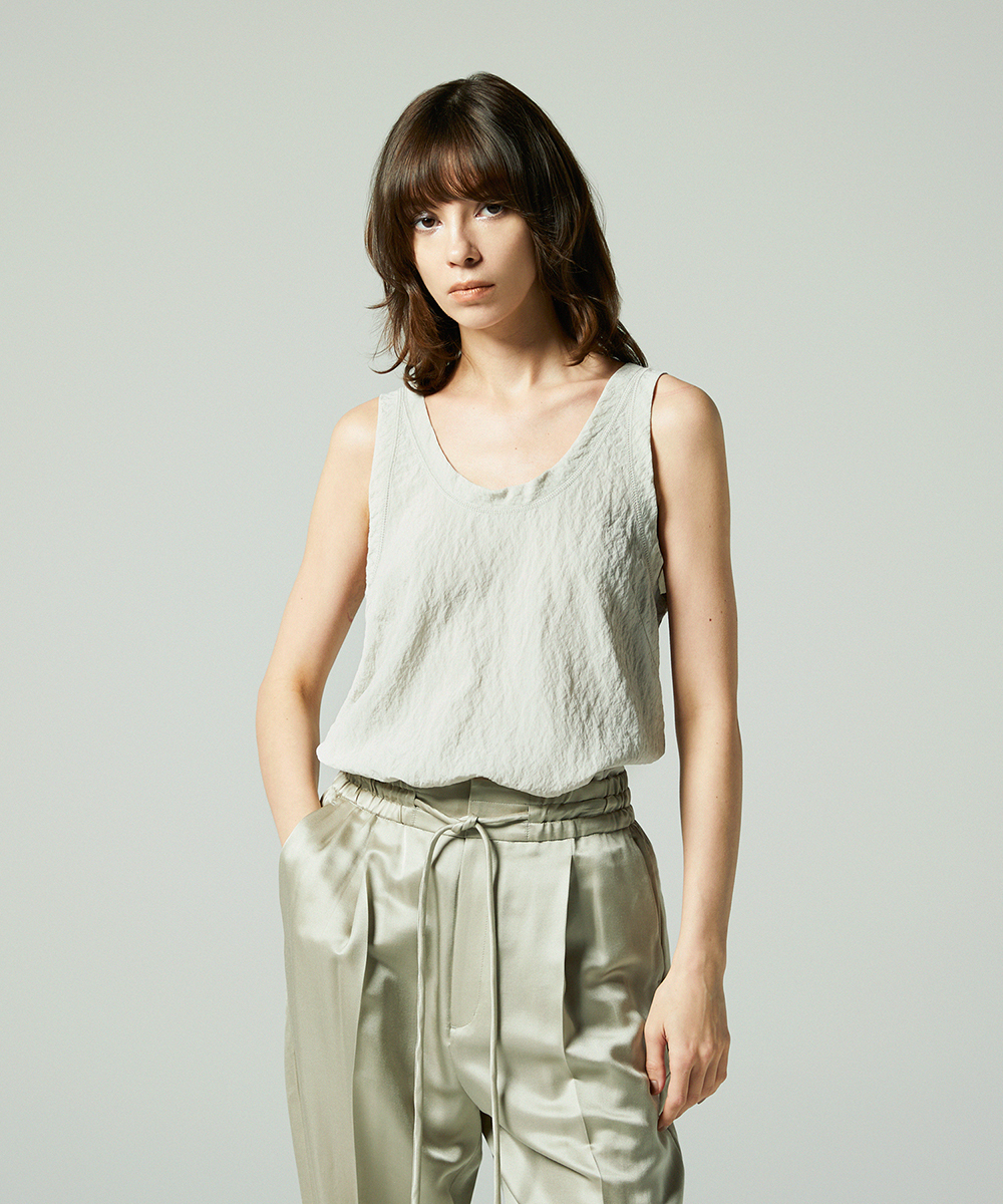 シルクナイロンタンクトップ