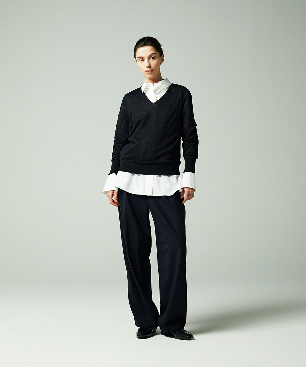 EAUVIRE スロートタブシャツ ライトブルー