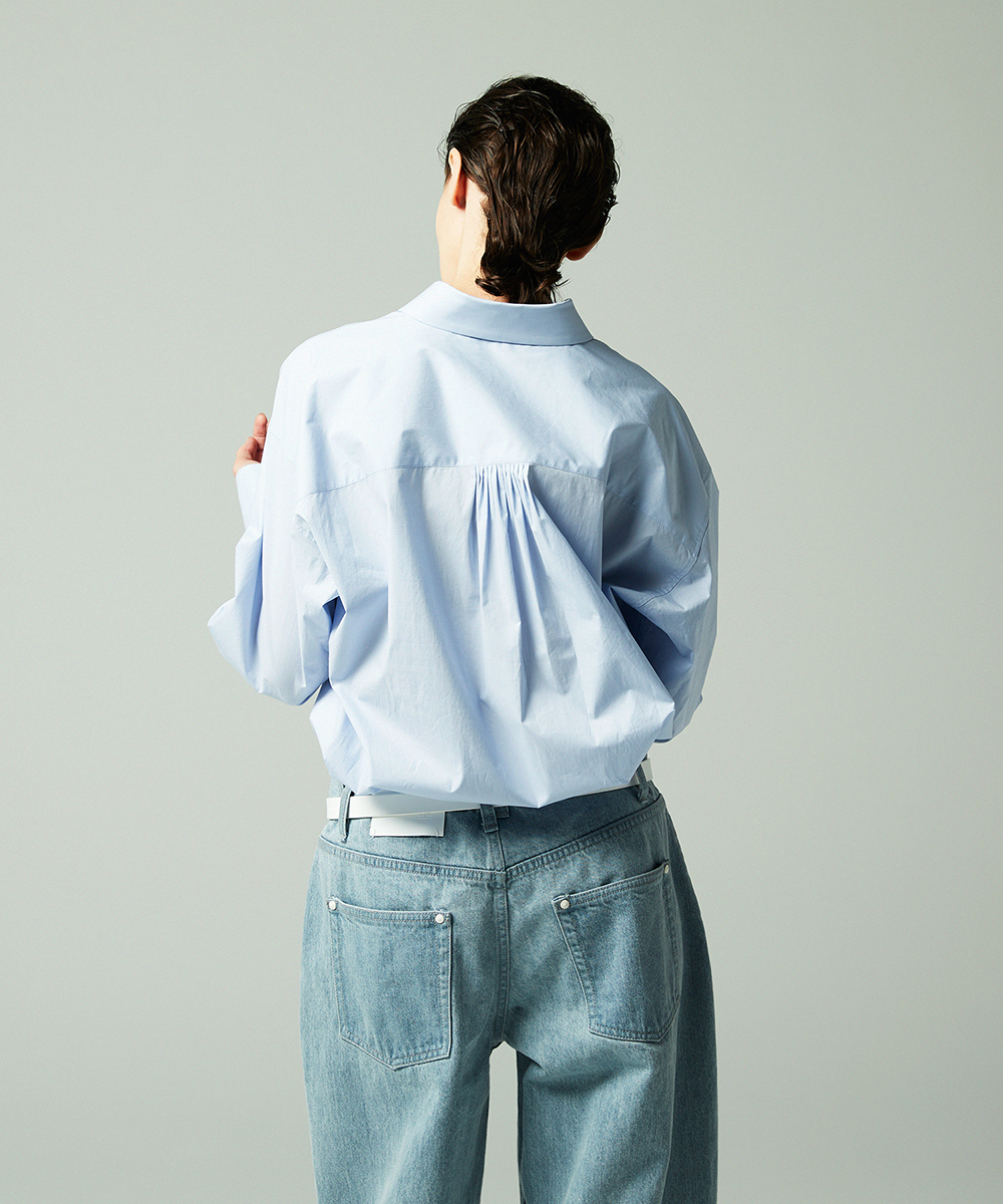 EAUVIRE スロートタブシャツ ライトブルー