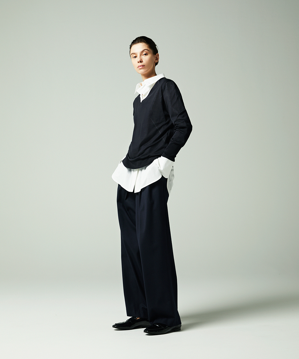 EAUVIRE スロートタブシャツ ライトブルー