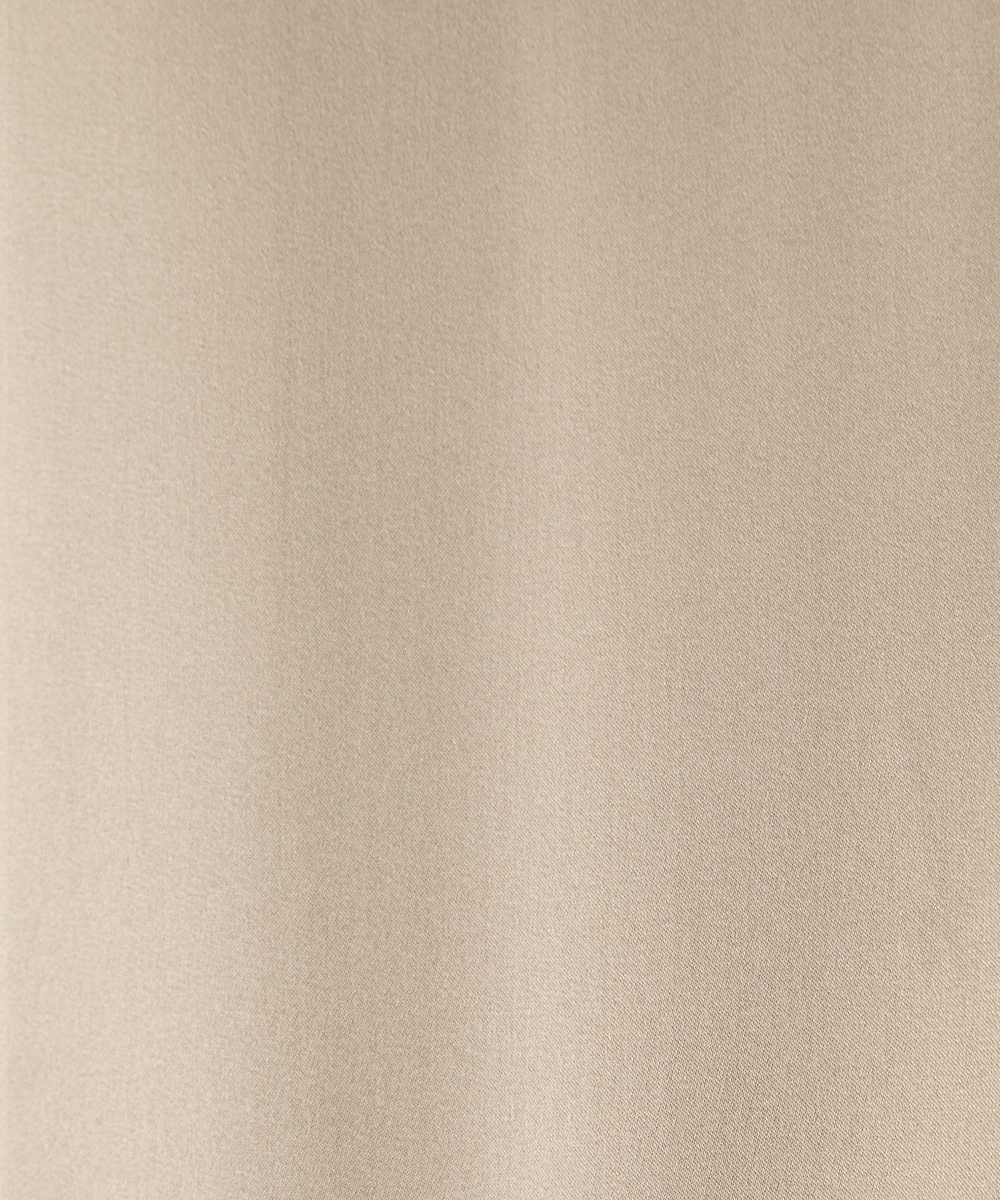 EAUVIRE ウォッシャブルシルクノースリーブブラウス セージ