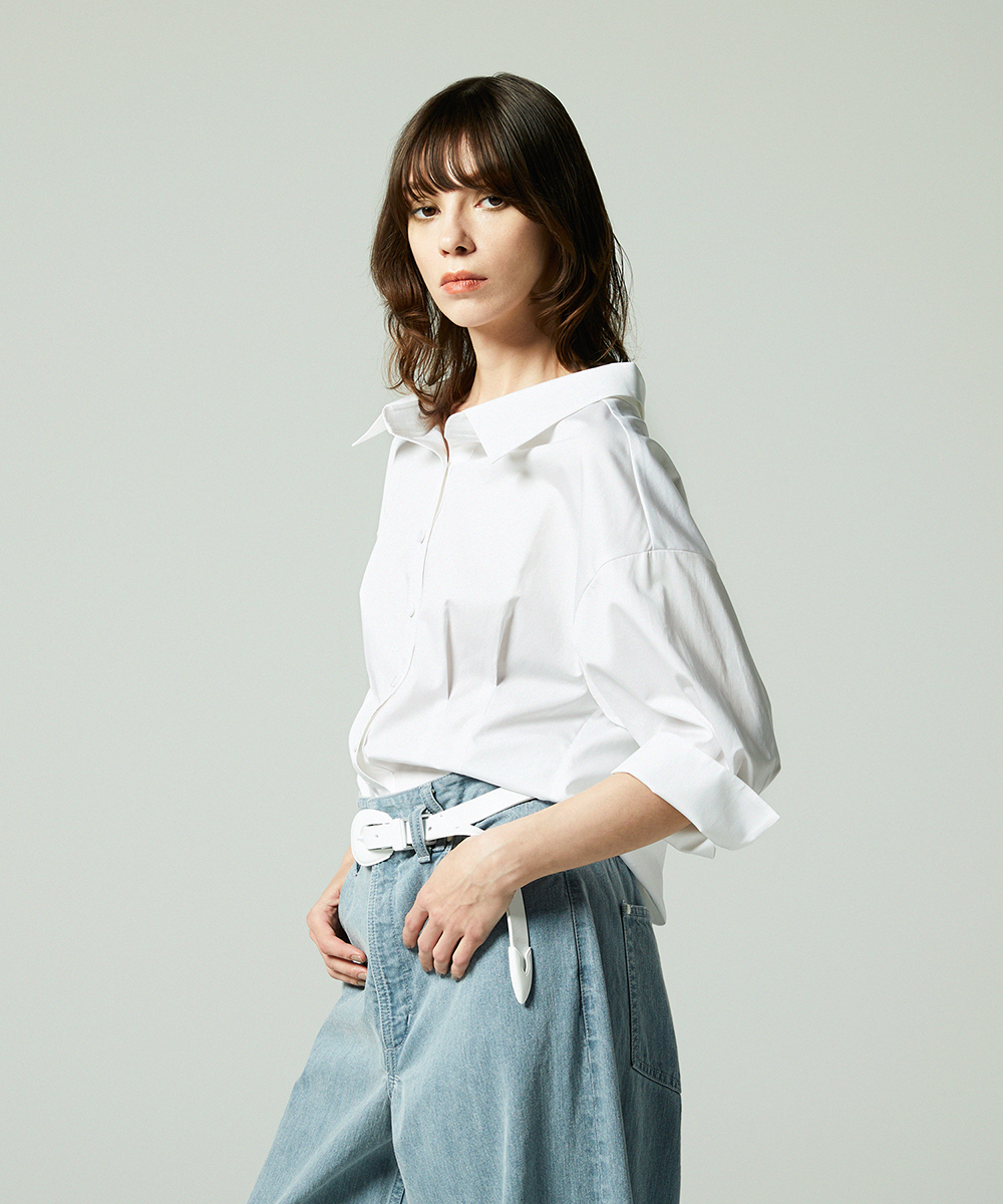 EAUVIRE クラシックシネマシャツ ライトブルー