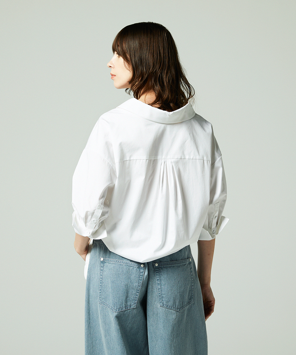 EAUVIRE クラシックシネマシャツ ライトブルー