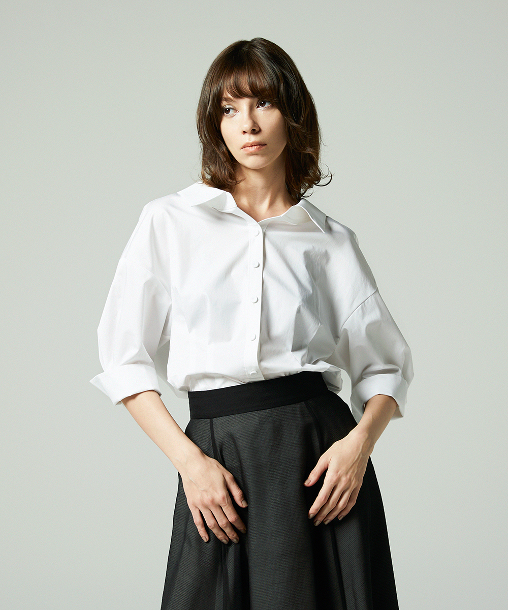 EAUVIRE クラシックシネマシャツ ライトブルー