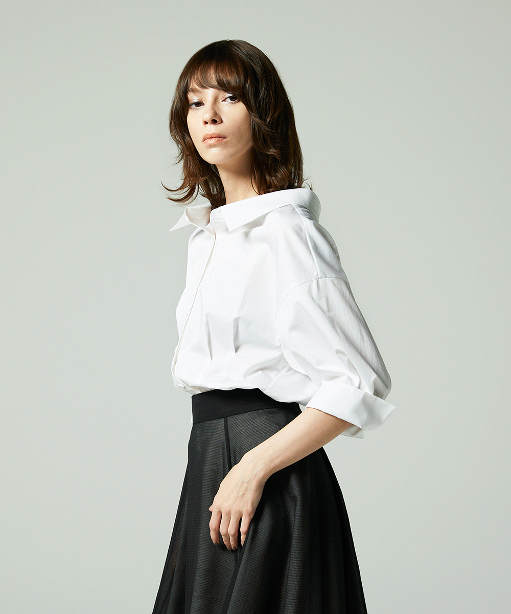 EAUVIRE クラシックシネマシャツ ライトブルー