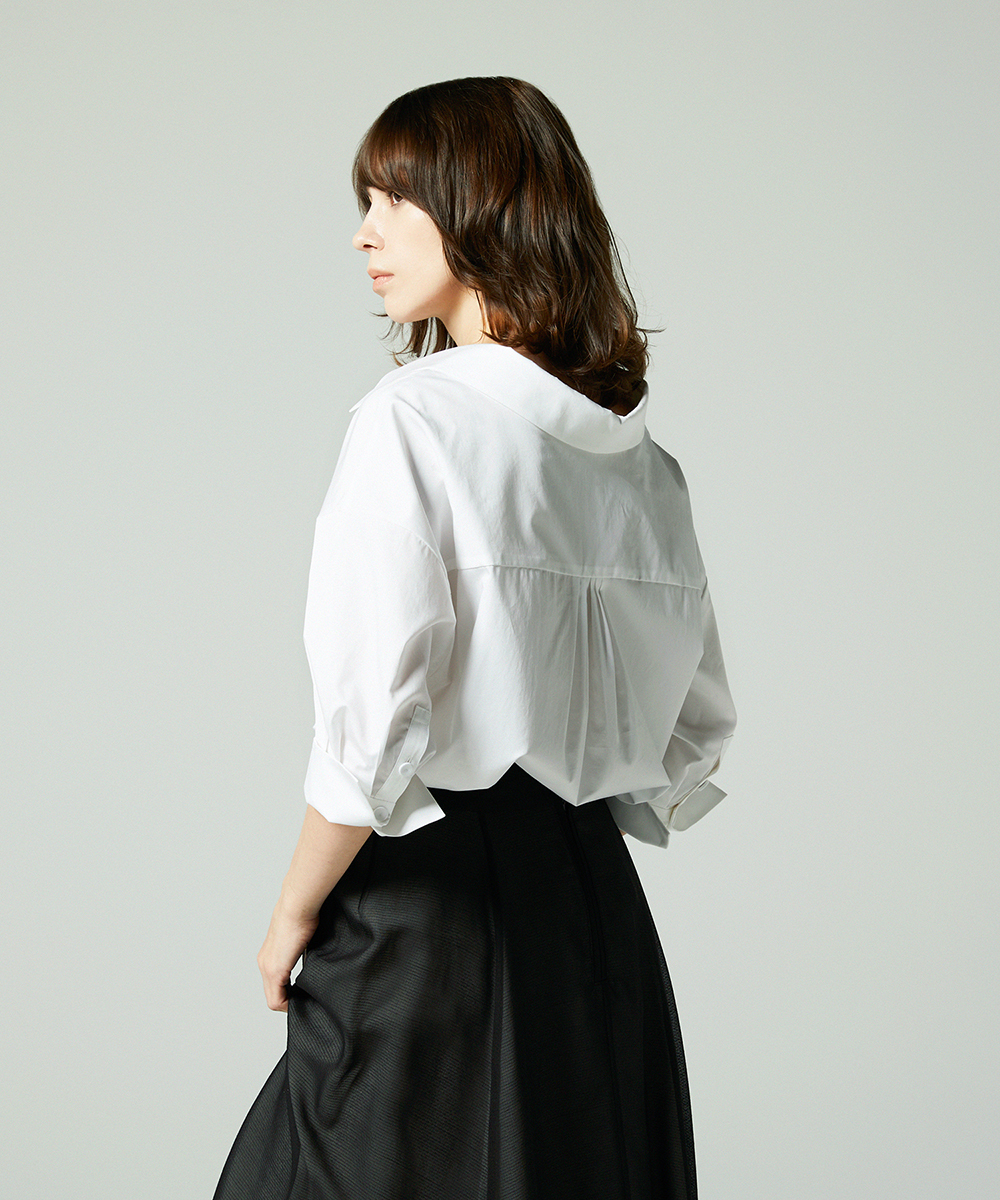 EAUVIRE クラシックシネマシャツ ライトブルー