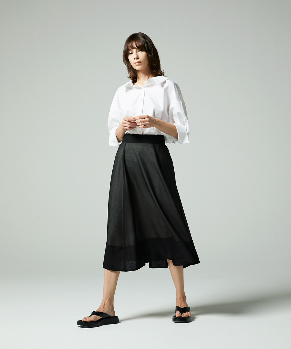 EAUVIRE クラシックシネマシャツ ライトブルー