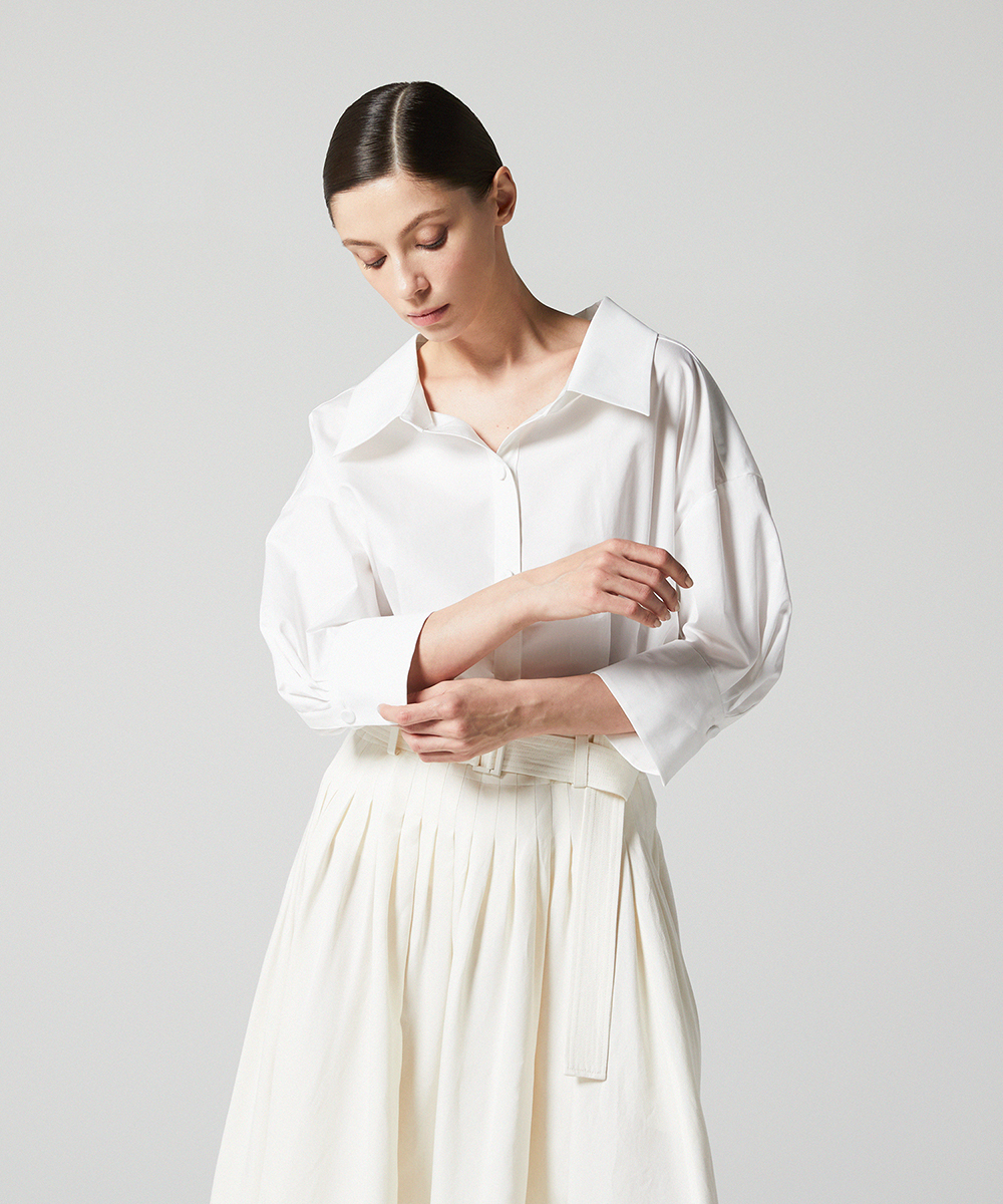 EAUVIRE クラシックシネマシャツ ライトブルー