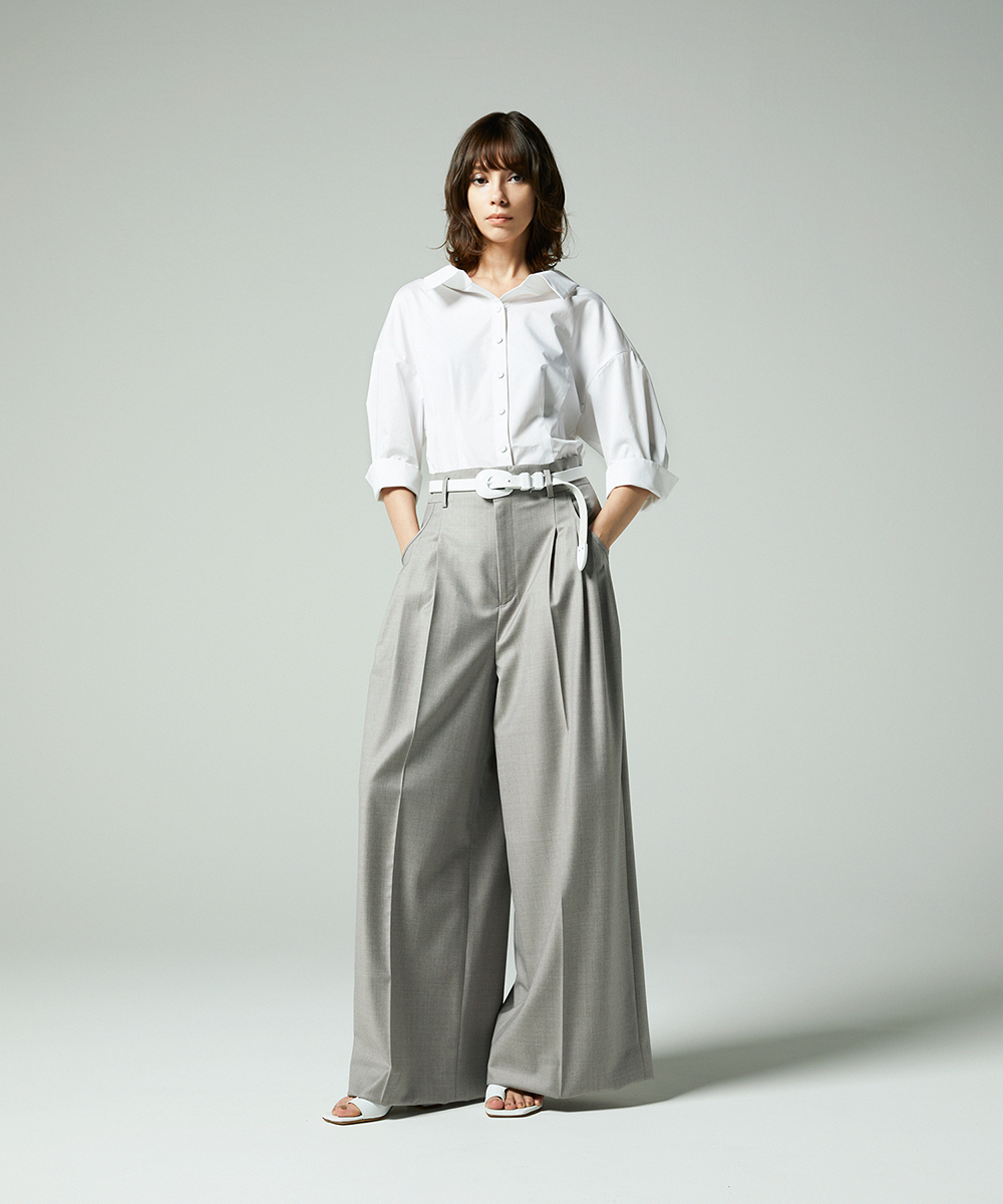 EAUVIRE クラシックシネマシャツ ライトブルー