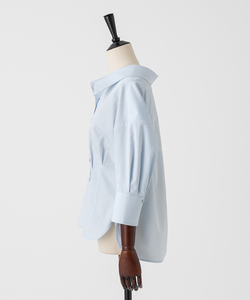 EAUVIRE クラシックシネマシャツ ライトブルー