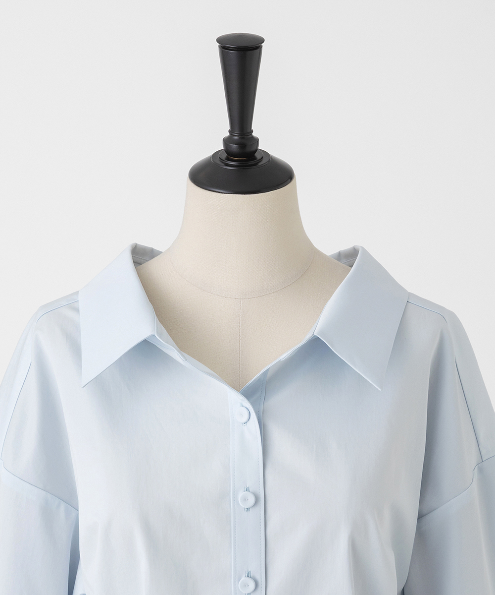 EAUVIRE クラシックシネマシャツ ライトブルー