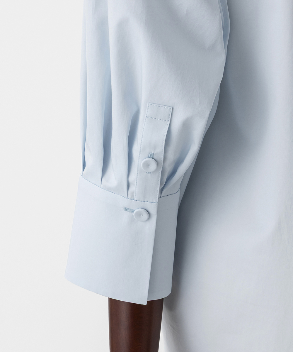 EAUVIRE クラシックシネマシャツ ライトブルー