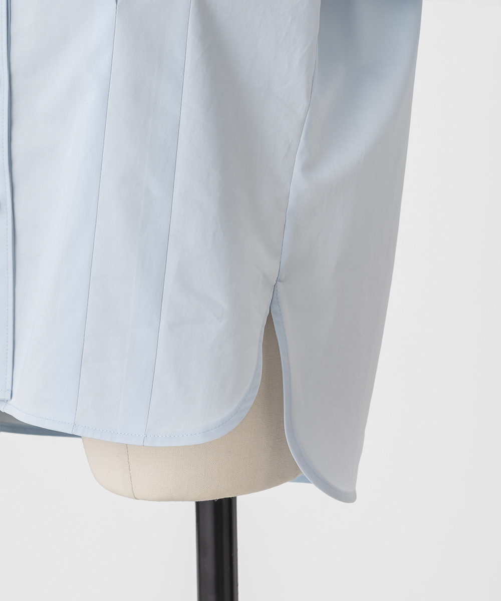 EAUVIRE クラシックシネマシャツ ライトブルー