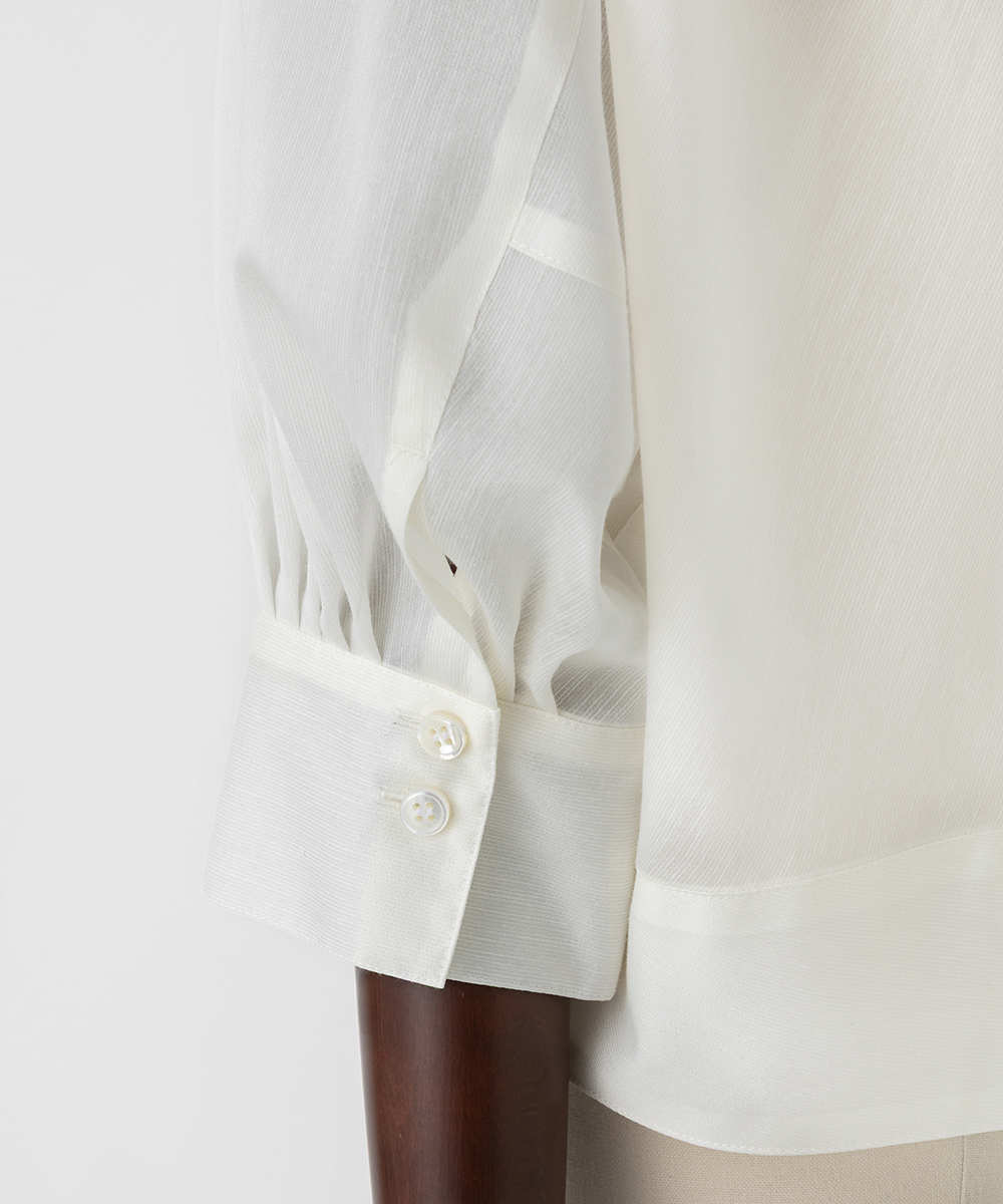 EAUVIRE バックボリュームシャツ ネイビー