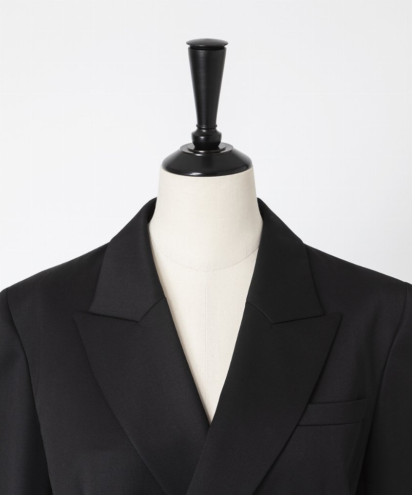 EAUVIRE ダブルブレストジャケット ブラウン