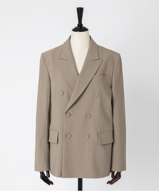 EAUVIRE ダブルブレストジャケット ブラウン