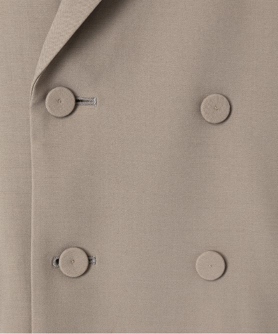 EAUVIRE ダブルブレストジャケット ブラウン