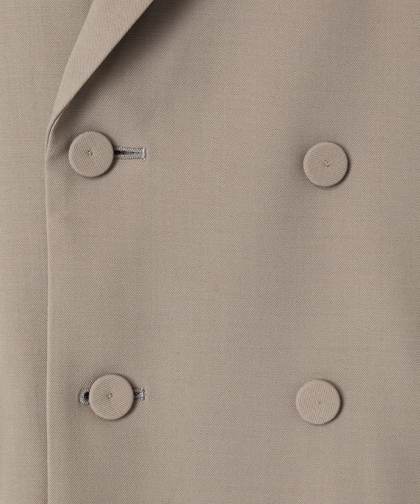 EAUVIRE ダブルブレストジャケット ブラウン