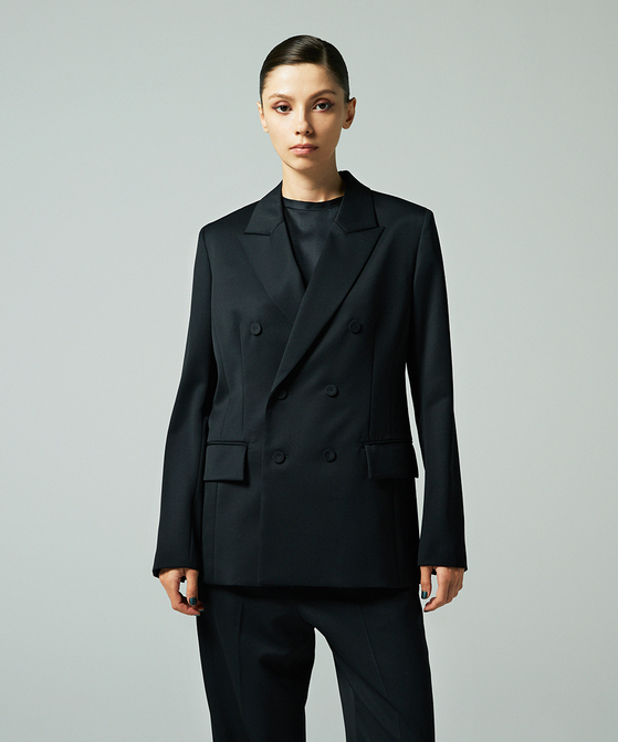 EAUVIRE ダブルブレストジャケット ブラウン