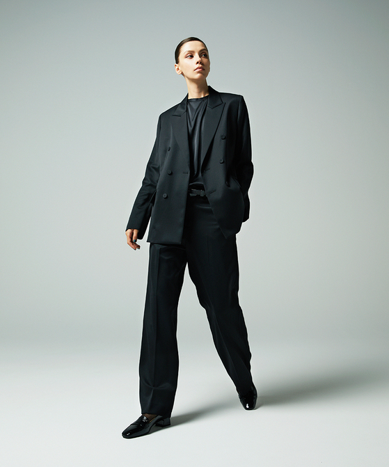 EAUVIRE ダブルブレストジャケット ブラウン