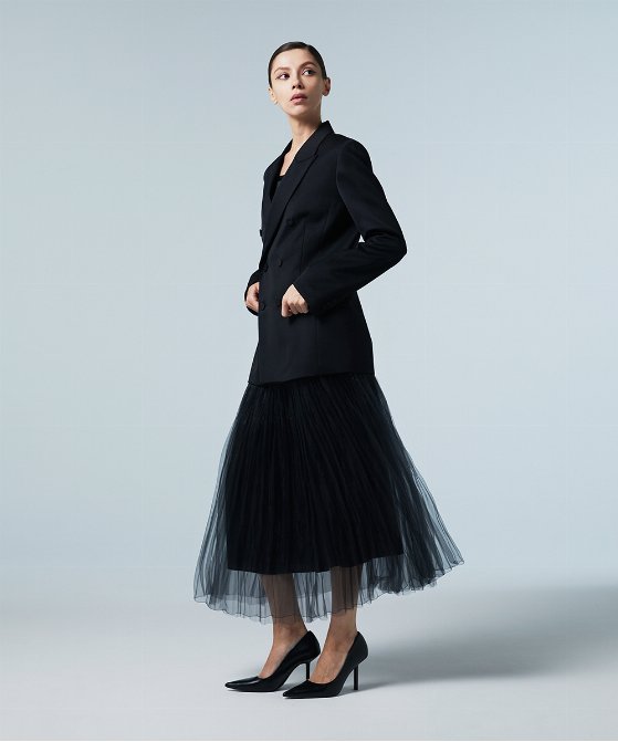 EAUVIRE ダブルブレストジャケット ブラウン