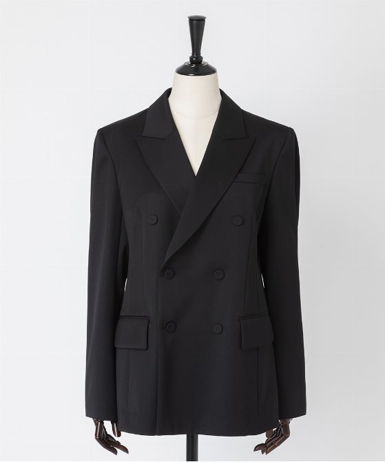 EAUVIRE ダブルブレストジャケット ブラウン