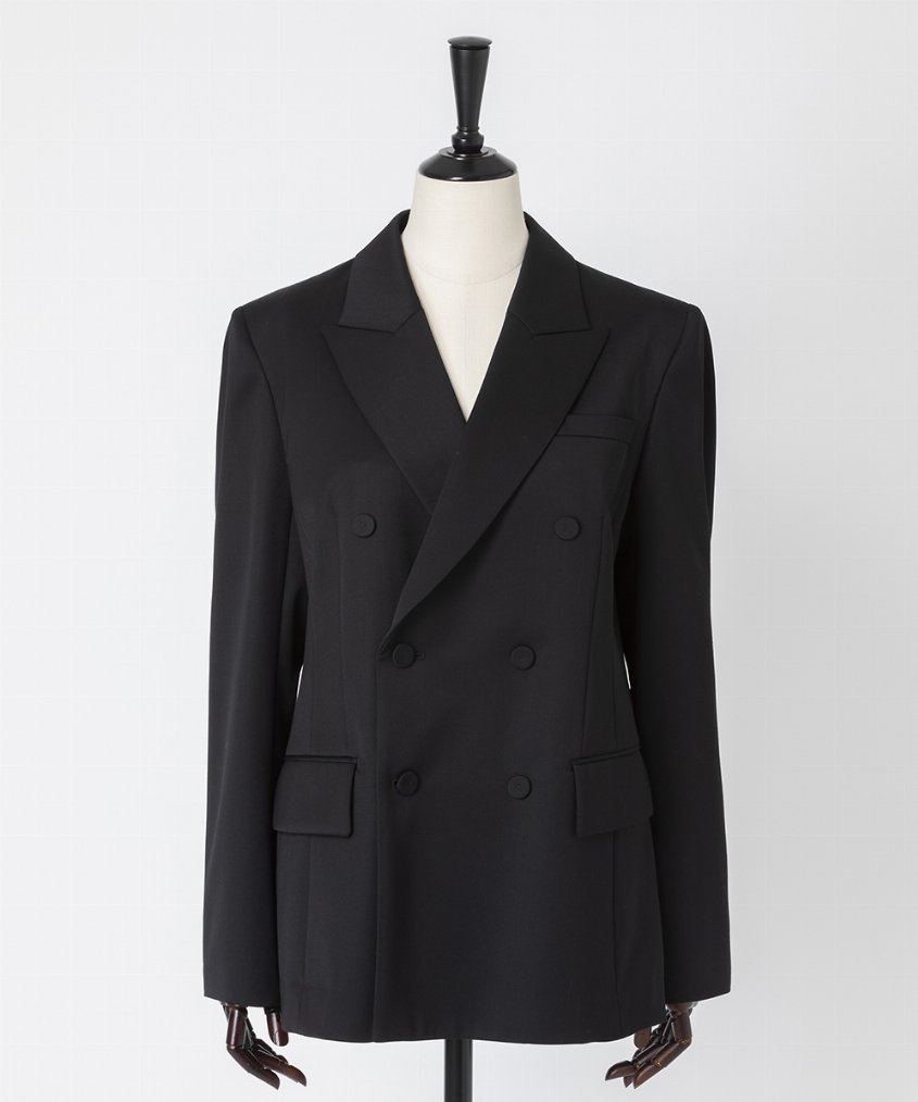 EAUVIRE ダブルブレストジャケット ブラウン