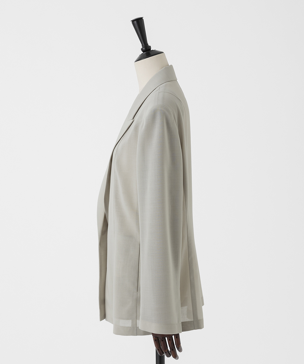 EAUVIRE シアーウールジャケット ブラック