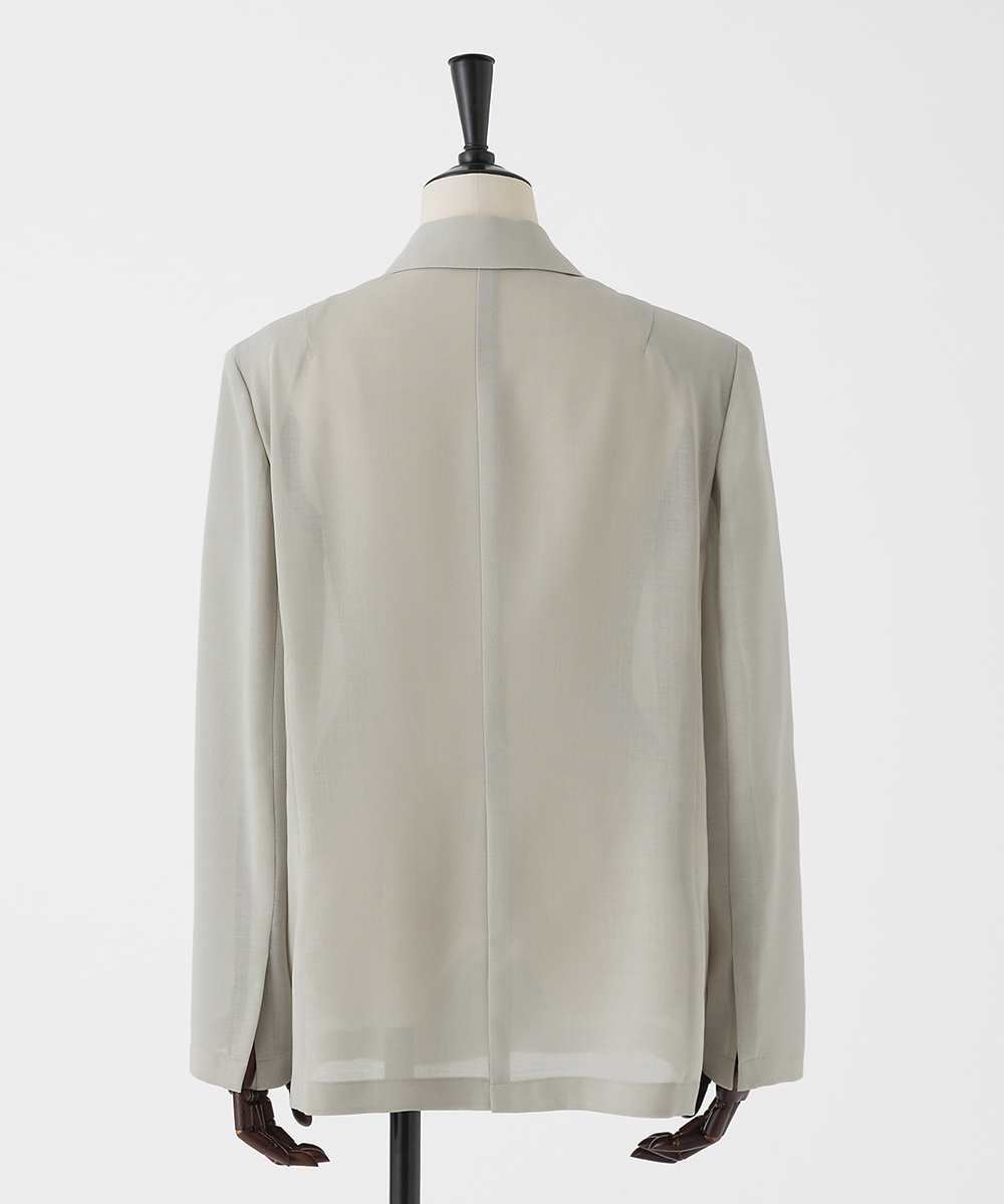 EAUVIRE シアーウールジャケット ブラック