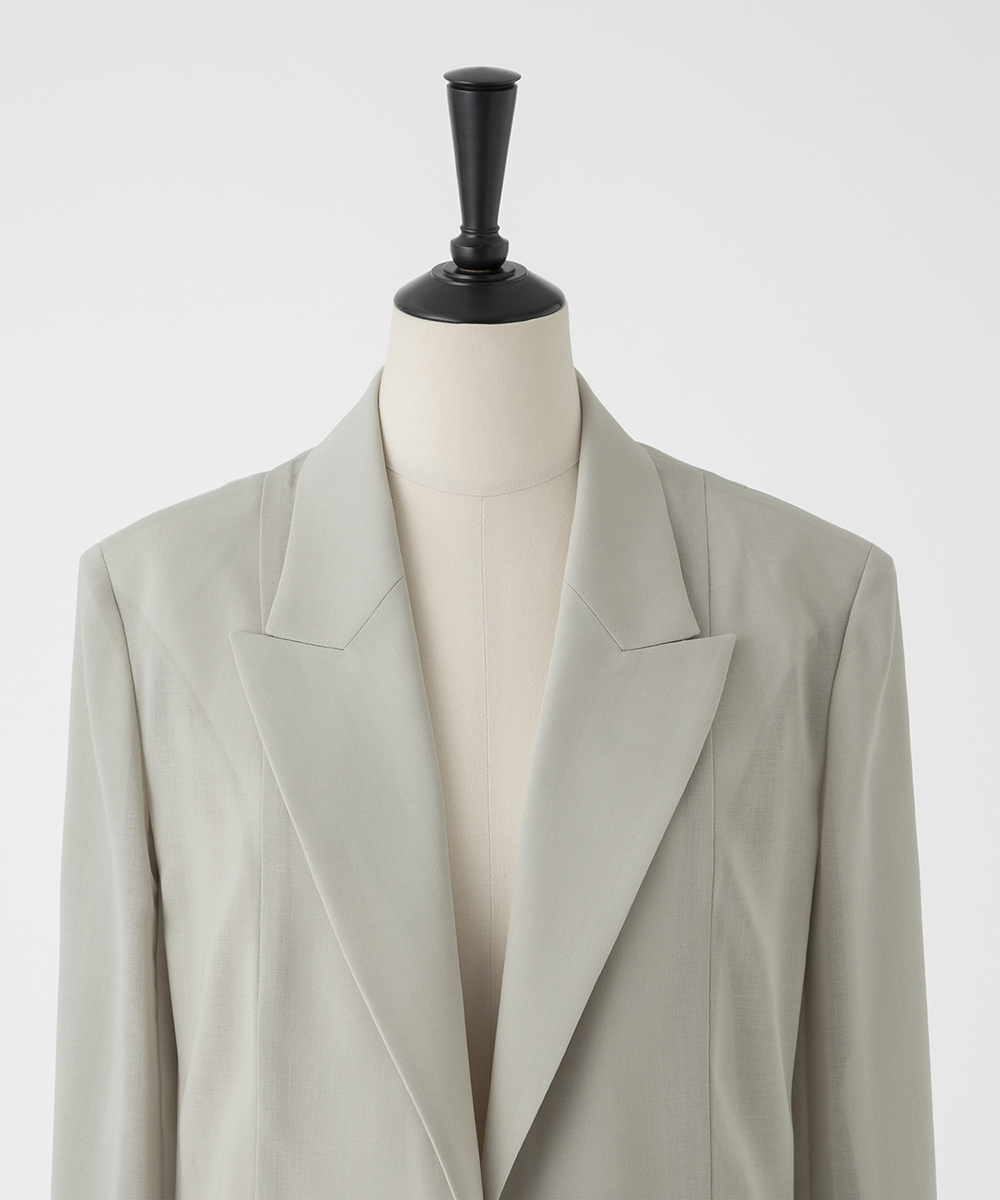 EAUVIRE シアーウールジャケット ブラック