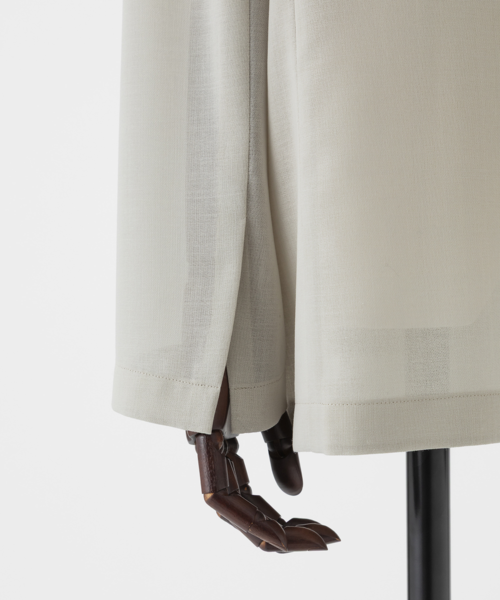 EAUVIRE シアーウールジャケット ブラック