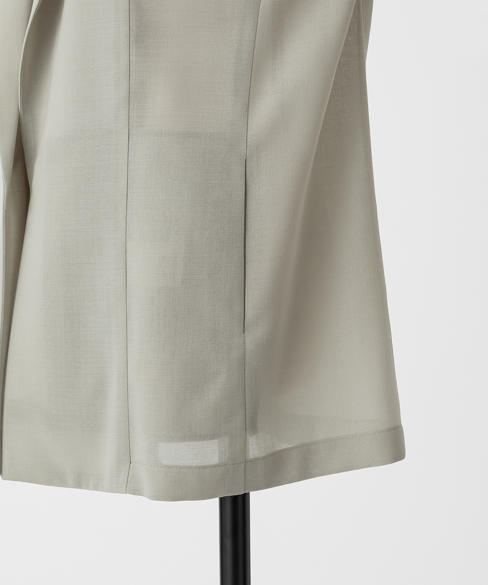 EAUVIRE シアーウールジャケット ブラック