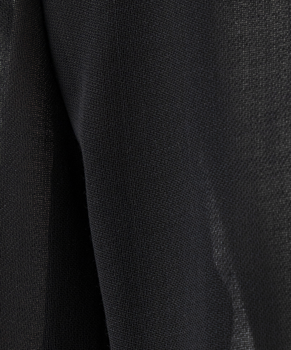 EAUVIRE シアーウールジャケット ブラック