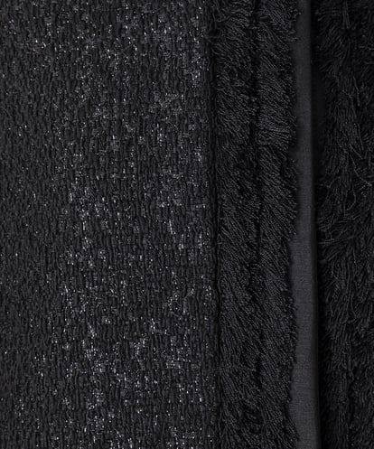 EAUVIRE ノーカラージャケット ブラック