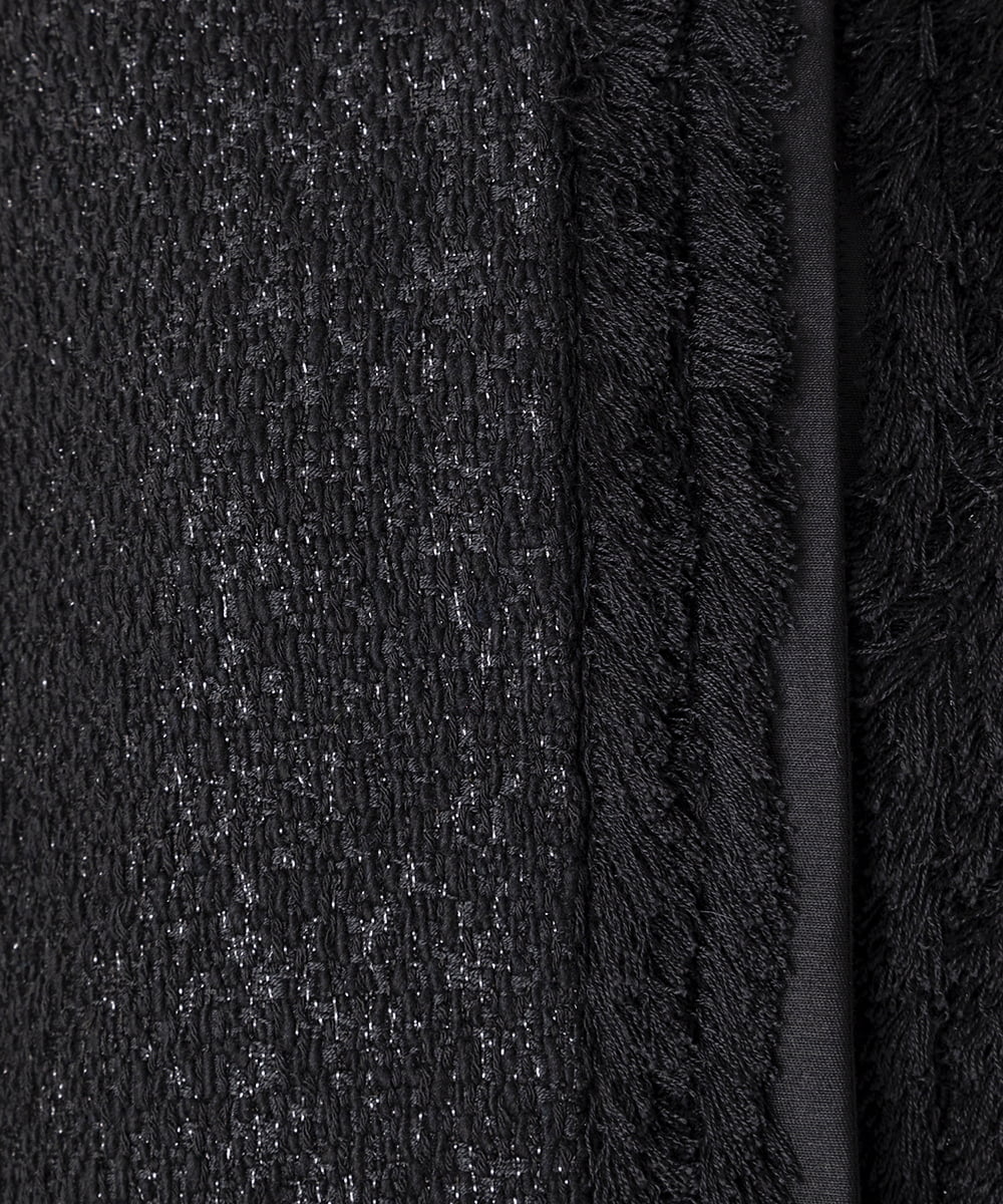 EAUVIRE ノーカラージャケット ブラック