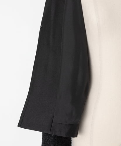 EAUVIRE ノーカラージャケット ブラック