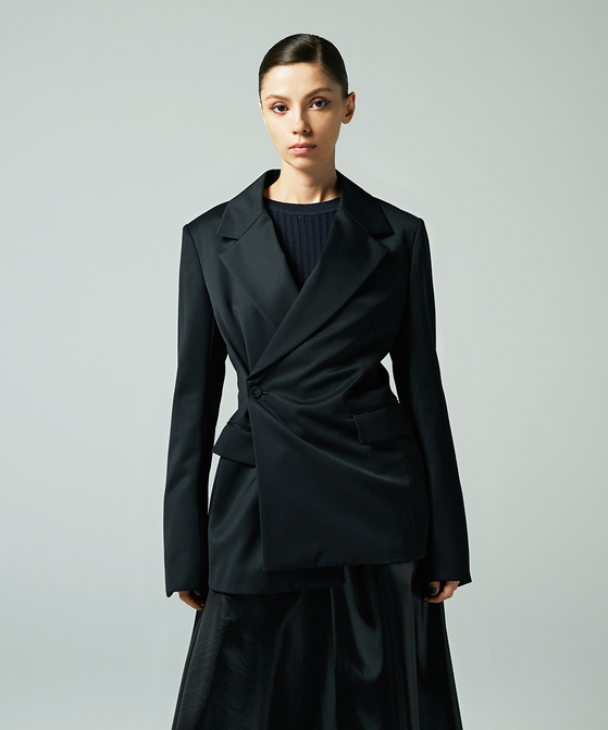 EAUVIRE  2WAYボタンジャケット ブラック