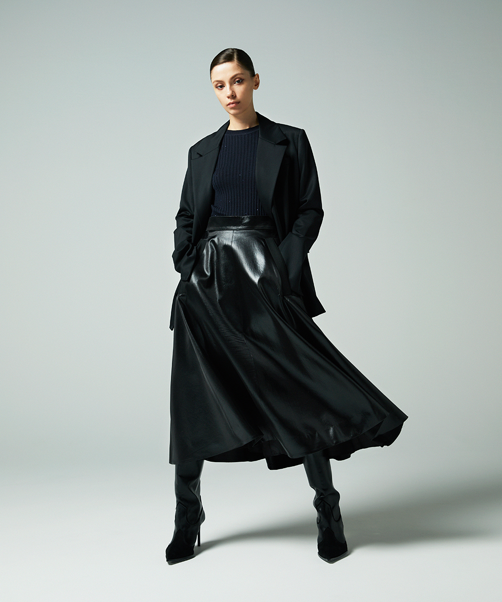 EAUVIRE  2WAYボタンジャケット ブラック