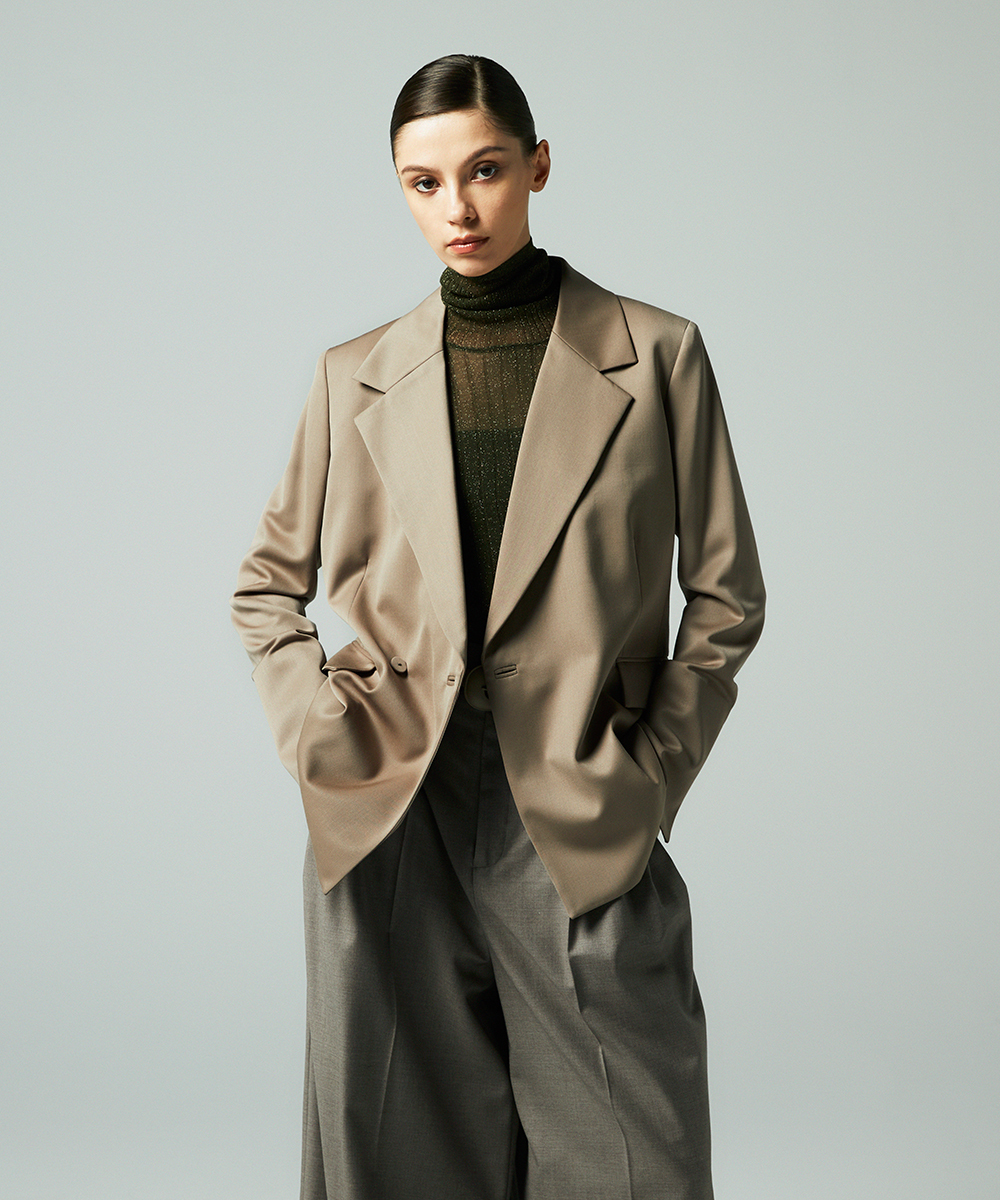 EAUVIRE  2WAYボタンジャケット ブラック