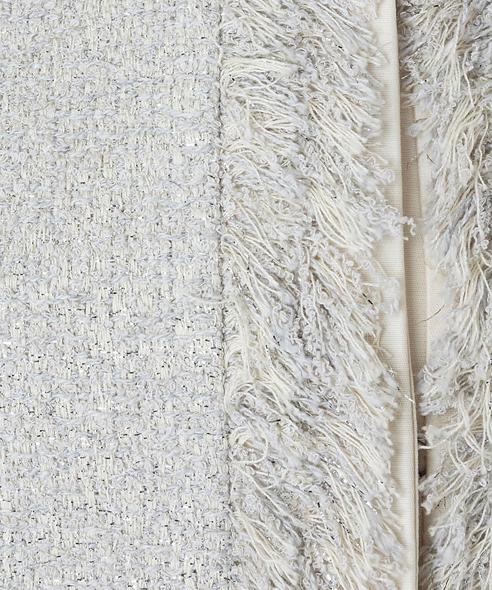 EAUVIRE ノーカラージャケット ライトグレー