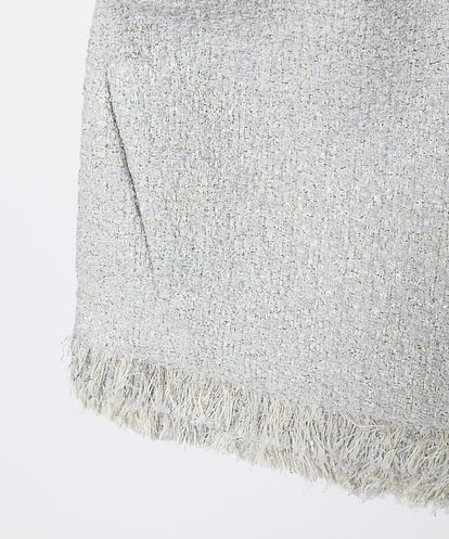 EAUVIRE ノーカラージャケット ライトグレー