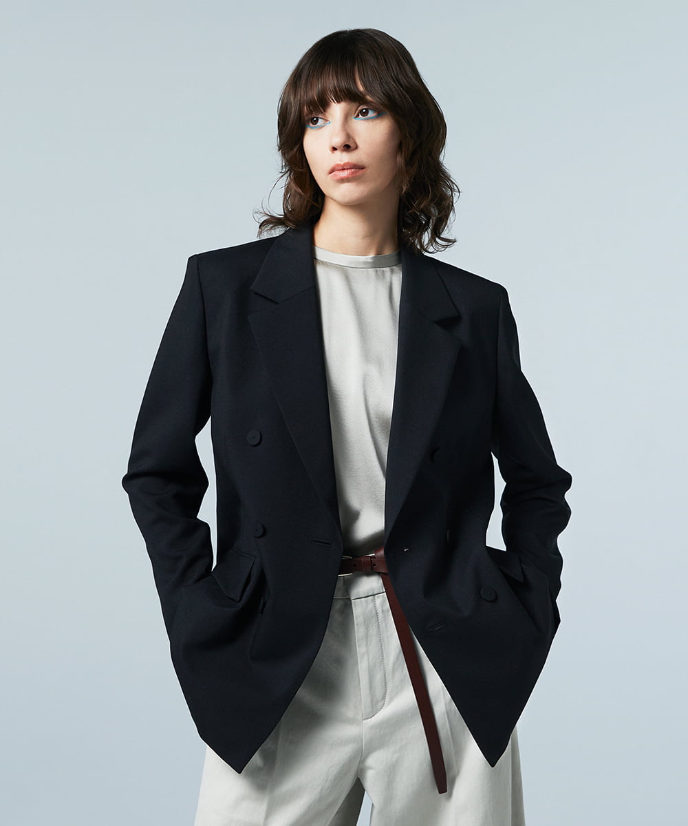 EAUVIRE ダブルブレストジャケット ブラック