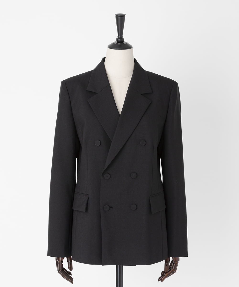 EAUVIRE ダブルブレストジャケット ブラック