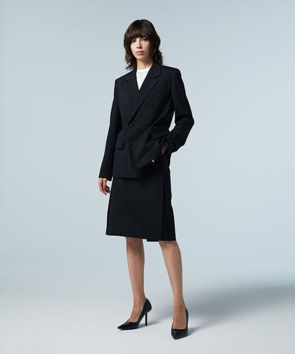 EAUVIRE ダブルブレストジャケット ブラック