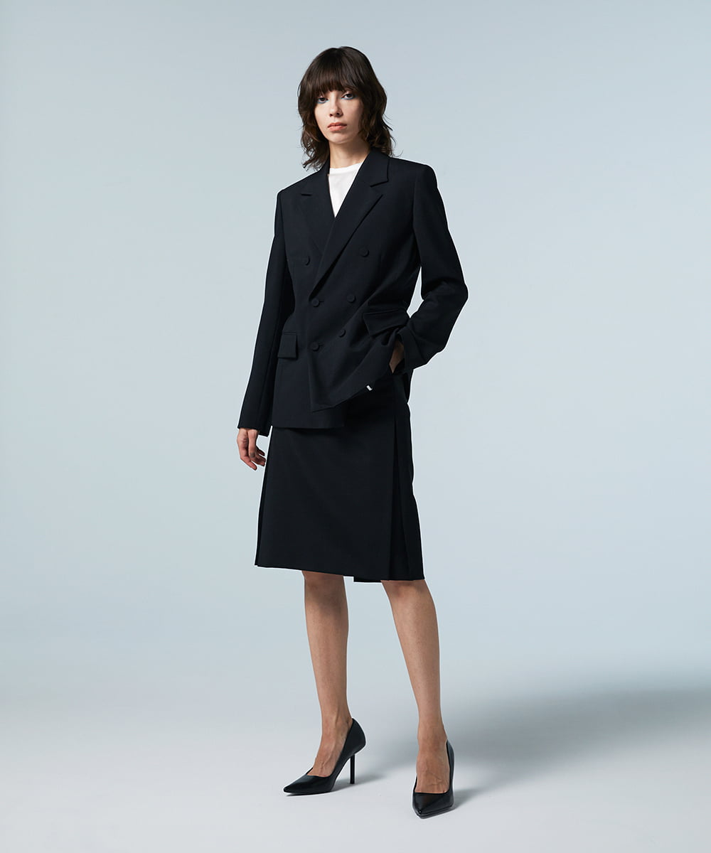 EAUVIRE ダブルブレストジャケット ブラック