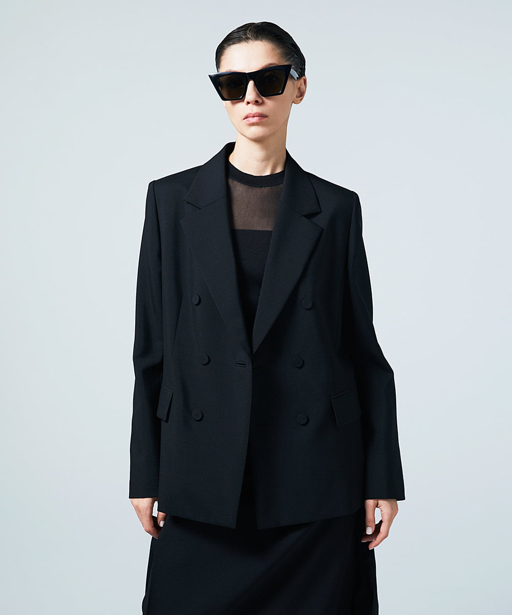 EAUVIRE ダブルブレストジャケット ブラック