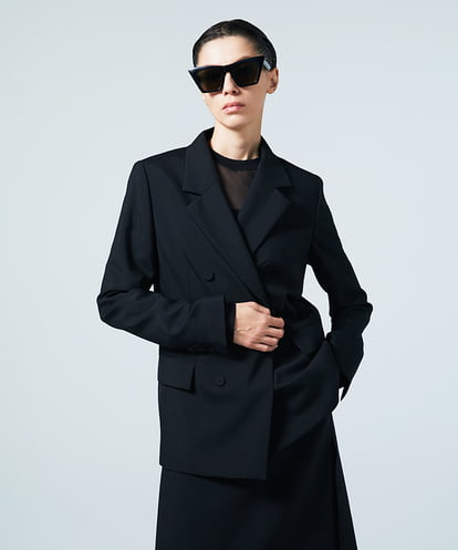 EAUVIRE ダブルブレストジャケット ブラック
