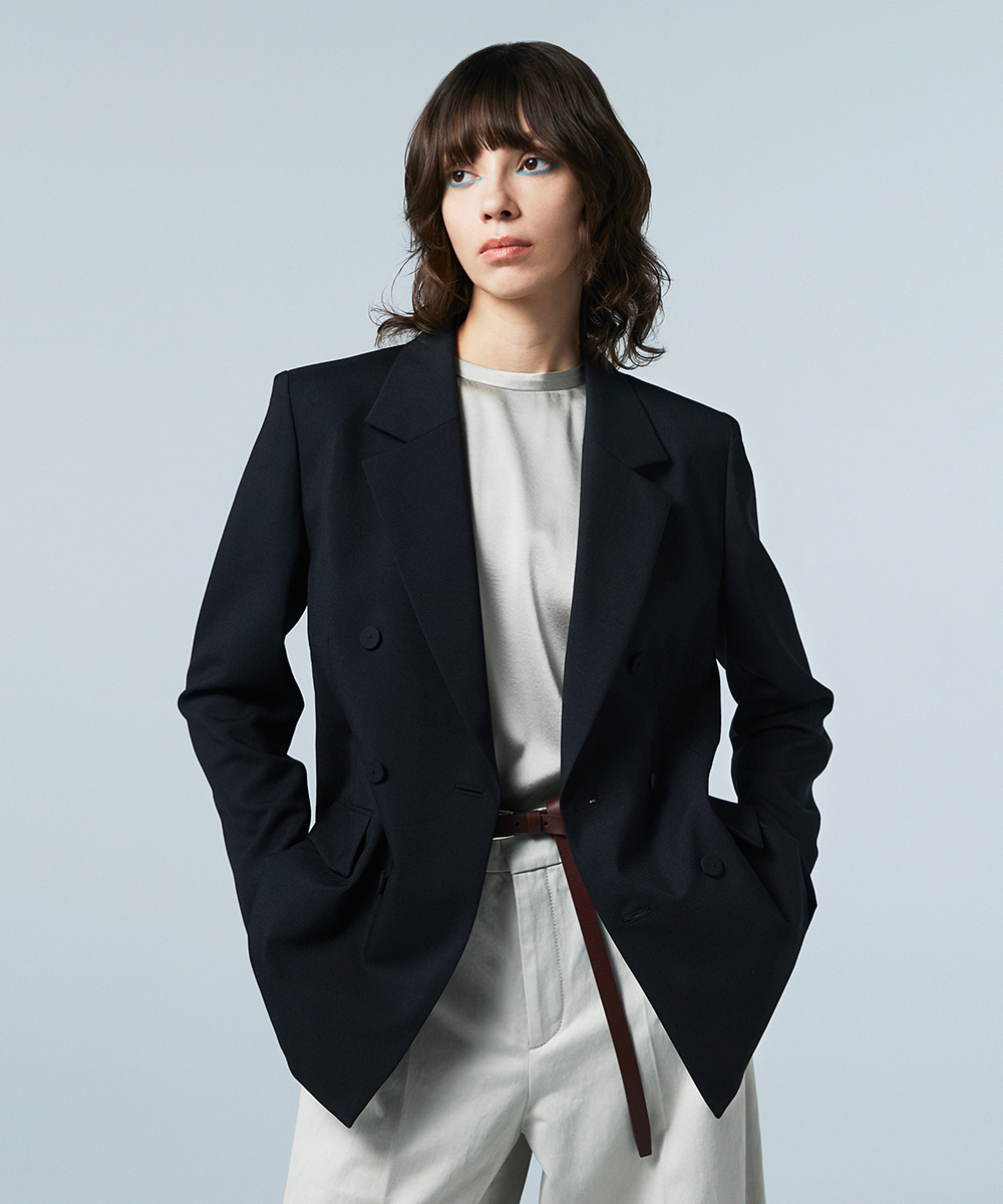 EAUVIRE ダブルブレストジャケット ブラック