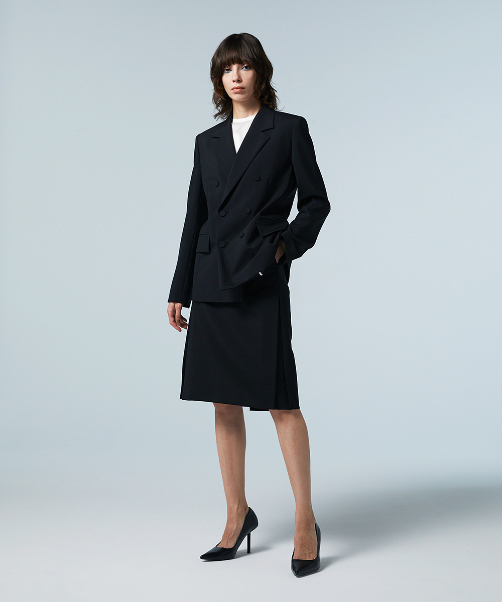 EAUVIRE ダブルブレストジャケット ブラック